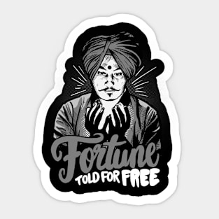 Fortune told for free Sticker